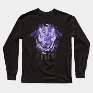 Cool Gangster Illustration Gift Idea Long Sleeve T-Shirt